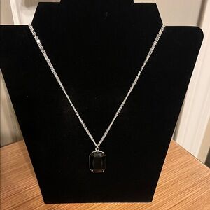 Elegant  Avon Black Pendant Necklace